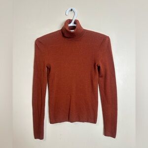 Vero Moda Size M Burnt Orange Turtleneck Sweater
